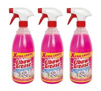 M1SS All Purpose Degreaser, Elbow Grease Pink1L, Xtra Large Spray Bottle, Multi-Use Cleaner 1000ml (Pack Of 3)
