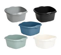 M1SS An Amazing 32cm Plastic Square Bowl Washing Up Bowl with Stylish Integral Handles Ideal For Easy Kitchen Daily Routine, Sink, Basin Wash and Many More Use. (Random)