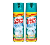 M1SS Bathroom Mousse Lemon 400ml (2 Pack) - Powerful Cleaning Foam for Soap Scum & Limescale Removal, Fresh Citrus