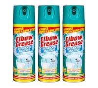 M1SS Bathroom Mousse Lemon 400ml (3 Pack) - Powerful Cleaning Foam for Soap Scum & Limescale Removal, Fresh Citrus Scent by Elbow Grease