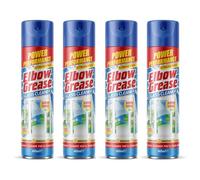 M1SS Elbow Grease Glass Cleaner, 400ml Aerosol Spray, Streak-Free Formula (Pack of 4)