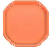 M1SS Fun Play Plastic Small Mixing Tray for Messy Play Activities, Cement Mortar and Sand Plastering (Orange)