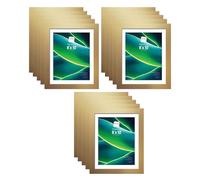 M1SS Gold Picture Frames 8x10 Photo Frame with Glass Front 10 x 8 Inches Wedding Christmas Family Best Friend Photo Frames for Wall Hanging Tabletop Graduation Gifts (Set of 3)