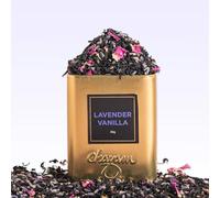 M1SS Lavender Vanilla Black Tea | 50g Loose Leaf Tea - Floral & Aromatic Blend with Rose Petals - Calming Stress Relief Tea - 100% Natural, No Preservatives - Perfect for Gifting & Christmas