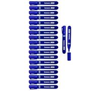 M1SS (Pack of 120 Permanent Markers Thick Bullet Tip Waterproof Quick Drying Pens for Cardboard Plastic Glass Wood Metal Fabric for Colouring Doodling Marking (Blue)