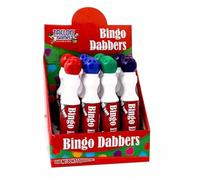 M1SS Pack of 20 - Large Bingo Dabber Marker Pens Non drip Bingo for Bingo Tickets Bingo Flyers Lotto Fun Family Game Assorted Colours