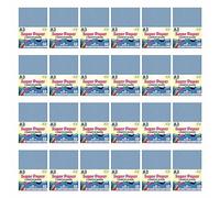 M1SS Pack Of 24 - A3 Recycled Sugar Papers In 5 Assorted Colours Of 70 GSM Quality & Smooth Texture Papers Cards Great for Origami Arts & Craft Drawing, Painting, DIY School Projects and Scarp Booking