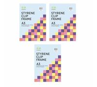 M1SS (Pack of 8 A3 Clip Frame for Picture Photo Document Certificate Frames with Perspex Safety Styrene Fronts Horizontal and Landscape for Home and Office Photo/Posters