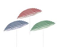 M1SS Patio Garden, Beach Parasol, Sunshade Sun Umbrella Outdoor Tilting Folding Assorted Colour UV protection