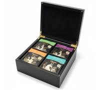 M1SS Premium Herbal Tea Gift Set - Artisanal Collection Box | Green, Black & Herbal Teas | 40 Pyramid Tea Bags in 8 Delicious Flavours, Whole Leaf, Vegan | Luxury Tea for Wellness & Special Occasions
