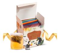 M1SS Serene Sips Assorted Tea Gift Box - 10 Premium Pyramid Tea Bags - Luxury Herbal & Green Tea Sampler - Eco-Friendly Gift for Wellness, Relaxation & Special Occasions