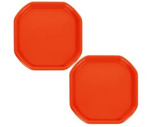 M1SS Set of 2 Small Mixing Trays, Orange
