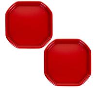 M1SS Set of 2 Small Mixing Trays, Red, 70 x 70 cm