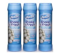 M1SS Shake & Fresh Pack of 3 500gm Carpet Odour Neutraliser Fresh Linen 500g Eliminates Smells of Tobacco Cooking & Pets (Fresh Linen)