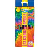 M1SS Twin-Tipped Artist coloured pencils Colouring pencils set 12 Pencils Double-headed color pen (24 Colors) for Adult Beginners Designer Gift