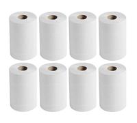 M1SS White 2 - Ply Kitchen Tissue Paper Rolls | 40 GSM Chemical Free, Soft & Strong Embossed quick soak up Tissue Rolls | Total 2,400 Sheets ideal for clean kitchen counters, car interiors & furniture