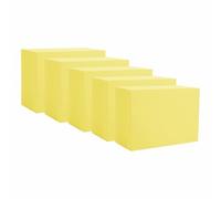 M1SS Yellow 5 x 7 Inch Pastel Cards, 5 Pack, 500 Sheets, 250 GSM | 100% Recycled Cardstock with a Smooth Double-Sided Finish for Invitations, Greeting Cards, Crafts, School, Office and Events