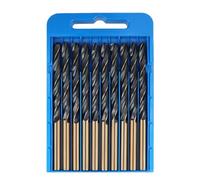 M2 10PCS 1-13mm Optional Twist Drill Bits High Strength Hole Drilling Stainless Steel Drill Round Shank Drill Alloy Drill Bit For Metal,5pcs 9.5mm