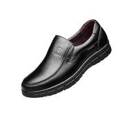 M2-1901 Cow Leather Men's Loafer Shoes Black with Size of US 10.5 Equals UK8/EU42/CN45/JPN27.5/ and Korea275