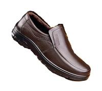 M2-1901 Cow Leather Men's Loafer Shoes Brown with Size of US 8 Equals UK5.5/EU38.5/CN40/JPN25/ and Korea250