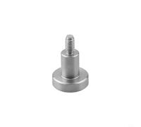 M2.5 Flat Contact Points for Dial Digital Indicator Depth Gauge Interchangeable Tip Porcelain Flat Point Alternative Metal Sheets D15xL5mm(D10xL10)
