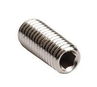 M2.5 Flat Point Flat Head Set Screws Hex Socket Grub Screws Pack of 50- Pieces Size M2.5 x 2 mm