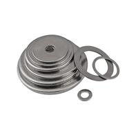 M2.5 M3 M3.5 M4 M5 M6 M8 M10 M12 M14 M16 A2-70 304 Stainless Steel Large Oversize Wider Flat Washer Plain Gasket(8x12x1.0(50pcs))
