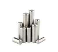 M2.5 M3 M4 M5 M6 M8 Cylindrical Pin Locating Dowel 304 Stainless Steel Fixed Shaft Solid Rod 4~25mm(M4 x30PCS,4mm)