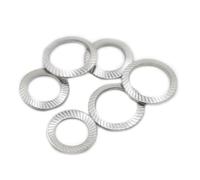 M2.5 M3 M4 M5 M6 M8 M10 M12 M14 M16 304 Stainless Steel Spring Serrated Lock Washer(M2.5 50pcs)