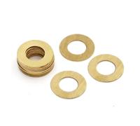 M2 .5 M3 M4 M5 M6 M8 M10 M12 M14 M16 Copper Washer Brass Flat(5pcs M16x30x2mm)