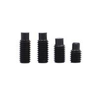 M2.5 M3 M4 M5 M6 M8 M10 M12 M14 M16 Grade 12.9 Steel Hex Hexagon Socket Set Screw With Dog Point Grub Convex End Bolt DIN915(12mm,M10 5pcs)
