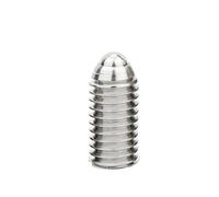 M2.5 M3 M4 M5 M6 M8 M12 304 Stainless Steel Inner Hexagonal Machine Meter Screw Wave Ball Positioning Steel Ball Spring Plunger(M12x60mm-1pcs)