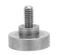 M2.5 Thread Tungsten Steel Dial Indicator Probe, Flat Contact Points for Dial Gauge, High Hardness Precision Measuring Tip with Flat Disc Head for Soft Materials like Foam and Plas (Y7)