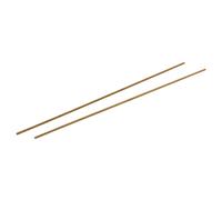 Sourcingmap M2.5 x 250mm Male Threaded 0.45mm Pitch All Thread Brass Rod Bar Studs 2 Pcs