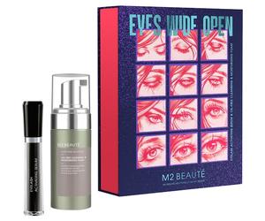 M2-BEAUTE Care Eye-careEyes Wide Open Bundle 1x Eyelash Activating Serum + 1x Oil-Free Cleansing & Moisturising Foam
