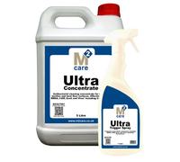 M2 Care Ultra 6 Litre Multi Surface Cleaner & Sanitiser, 1 x 5 Litre + 1 x 1 Litre Trigger Spray