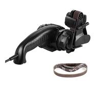 M2 Electric Knife Sharpener Professional with Tungsten Steel Blades, Adjustable Speed & Angle -for Knives, Scissors, Serrated Blades Tools (UK Plug Black)