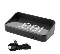 M2 Heads Up Display Car Windscreen Speedometer Projector GPS Digital Speedometer Car MPH HUD Display Wireless Speed Meter with GPS Beidou Plug and Play Clear Display with Sunshade for All Cars