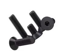 M2 Hex Socket Flat Head Screw, 10/20/30/50/100pcs Screws 10.9 Carbon Steel Flat Head Screw Bolt For Furniture(M2x30 30pcs)