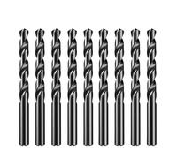M2 High Speed Steel Twist Drill Bit Set, Black Oxide Coated, Multipurpose 1mm-14mm Drill Bits For Metal, Wood, PVC & Aluminum(6.7mm(5pcs))