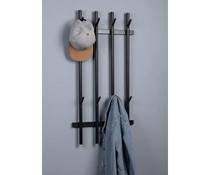 M2 Kollektion Vigo Coat Rack 46 x 90 x 8 cm Metal Black