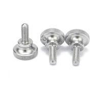 M2-M10 304 Stainless Steel A2-70 Knurled Tall Head Thumb Screw | Sizes: M2 M2.5 M3 M4 M5 M6 M8 M10, Plain Type Metric Manual Adjustment Bolt(M12x180mm(1pcs))