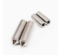 M2 M2.5 M3 M3.5 M4 M5 M6 304 Stainless Steel Black Grade 12,9 Stole Hex Hexagon Socket Cup Point Grub Screw Set Bolts(304 stainless steel,8MM_M5)