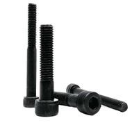 M2 M2.5 M3 M3.5 M4 M5 M6 M8 Grade 12.9 Black Hex Socket Head Cap Screws, Extra Long Lengthened Bolts Up to 200mm(90mm,M3.5 10pcs)