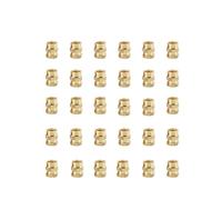 M2 M2.5 M3 M4 M5 M6 Copper Insert Nut Knurled Thread Hot Melt Embedded Nuts Brass Heat Set Insertion Laptop 3D Printing Nut Kit(Style A(30Pcs),M4x4x6)