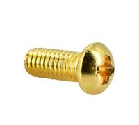 M2 M2.5 M3 M4 M5 M6 M8 Brass Phillips Machine Screws Countersunk/Round Head Cross Flat Head Metric Thread Screw 5Pcs-200Pcs(Round Head,20MM_M3 (30PCS))