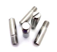 M2 M2.5 M3 M4 M5 M6 M8 M10 304 Stainless Steel Slotted Head Outside Thread Dowel Pin Positioning Roll Shaft 5pcs M8 40mm