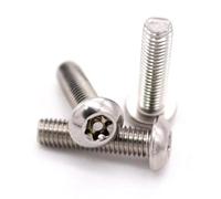 M2 M2.5 M3 M4 M5 M6 M8 M10 M12 304 Stainless Steel Lobe Torx Round Head with Pin Anti-Theft Security Bolt Screw 65mm 1pcs M12