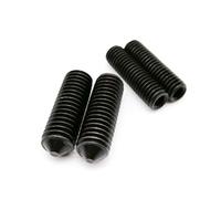 M2 M2.5 M3 M4 M5 M6 M8 M10 M12 DIN914 304 A2 Stainless Black Steel Hex Hexagon Socket Tapered End Grub Bolt Cone Point Set Screw(Class Steel,5MM_50PCS M3)