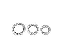 M2 M2.5 M3 M4 M5 M6 M8 M10 M12 M14-M30 A2-70 304 Stainless Steel Internal Toothed Serrated Lock Washer Gasket(M30-(5PCS))